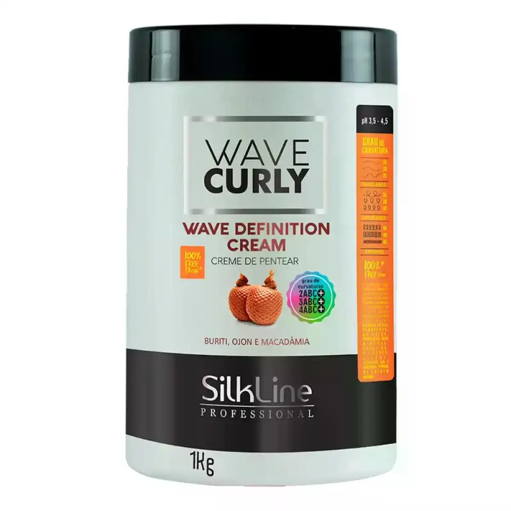 1Kg Buriti Silkline Wave Cream Combing Cream