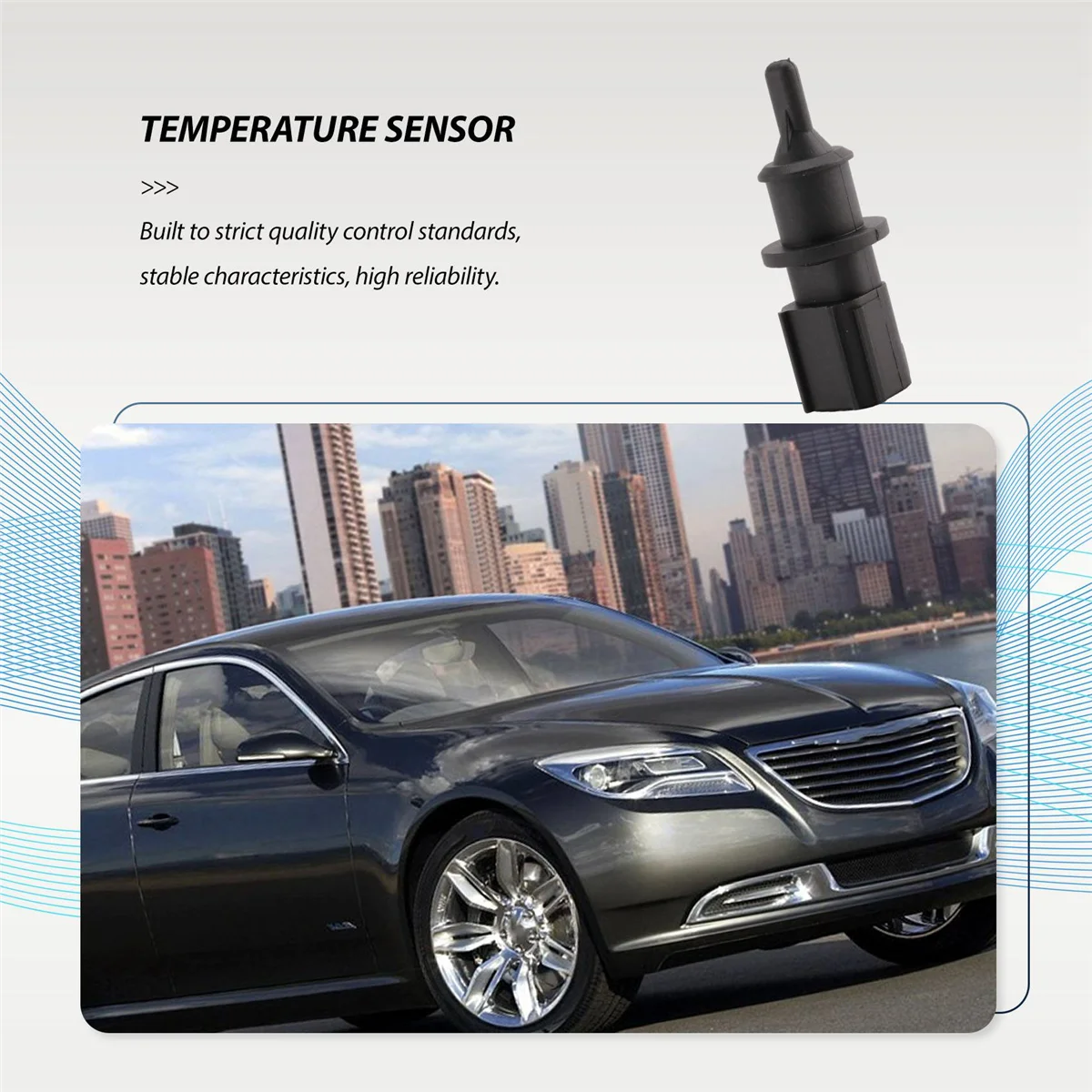 Sensor de temperatura de carga de aire ambiente de coche para 2000-2018 5149264AB 05149264AB