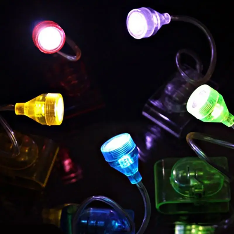 LED Book Reading Lamp Mini Clip-On Flexible Bright Light Portable Book Light For Travel Bedroom Book Reader Kids Gifts Lighting
