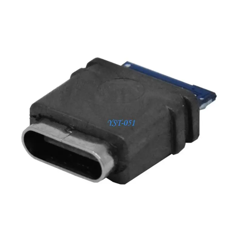 

E15A 10pcs/set 16 Pin SMT Socket Connector Micro USB Type C Female Placement Plug Connector for Electronics Data Transmission