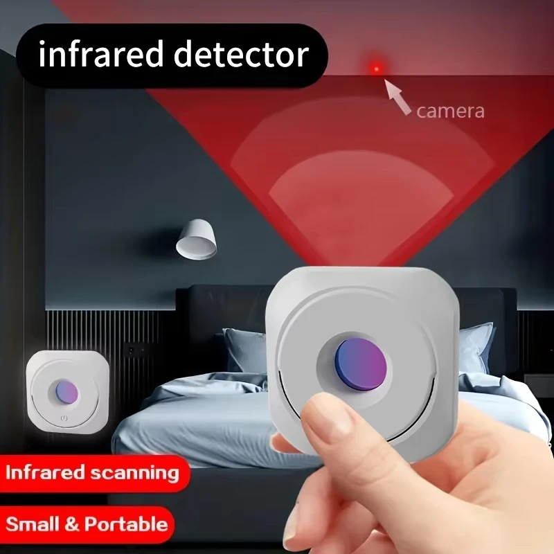 New Hidden Camera Detector Portable Pinhole Hidden Lens Detect Finder for Hotel Anti Peeping Device anti Surveillance Inspection