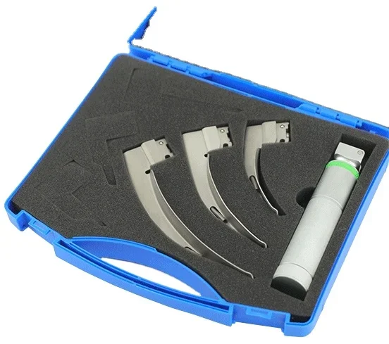 

Best Quality Products 7 Blades Laryngoscope Fiber Optic ENT Optic Laryngoscope For Wholesale