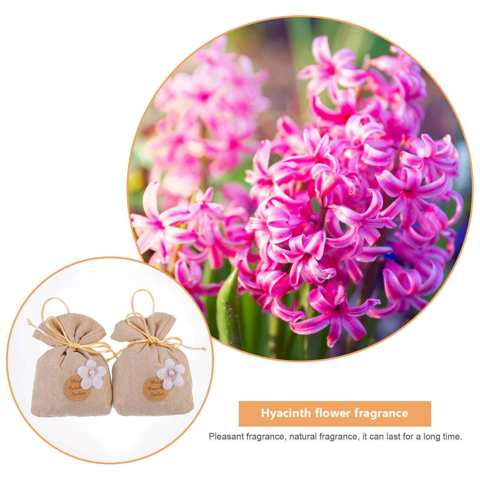 

2pcs Fragrance Sachets Natural Long-Lasting Freshener Hanging Aroma Bags For Closet Office Drawer Deodorizer