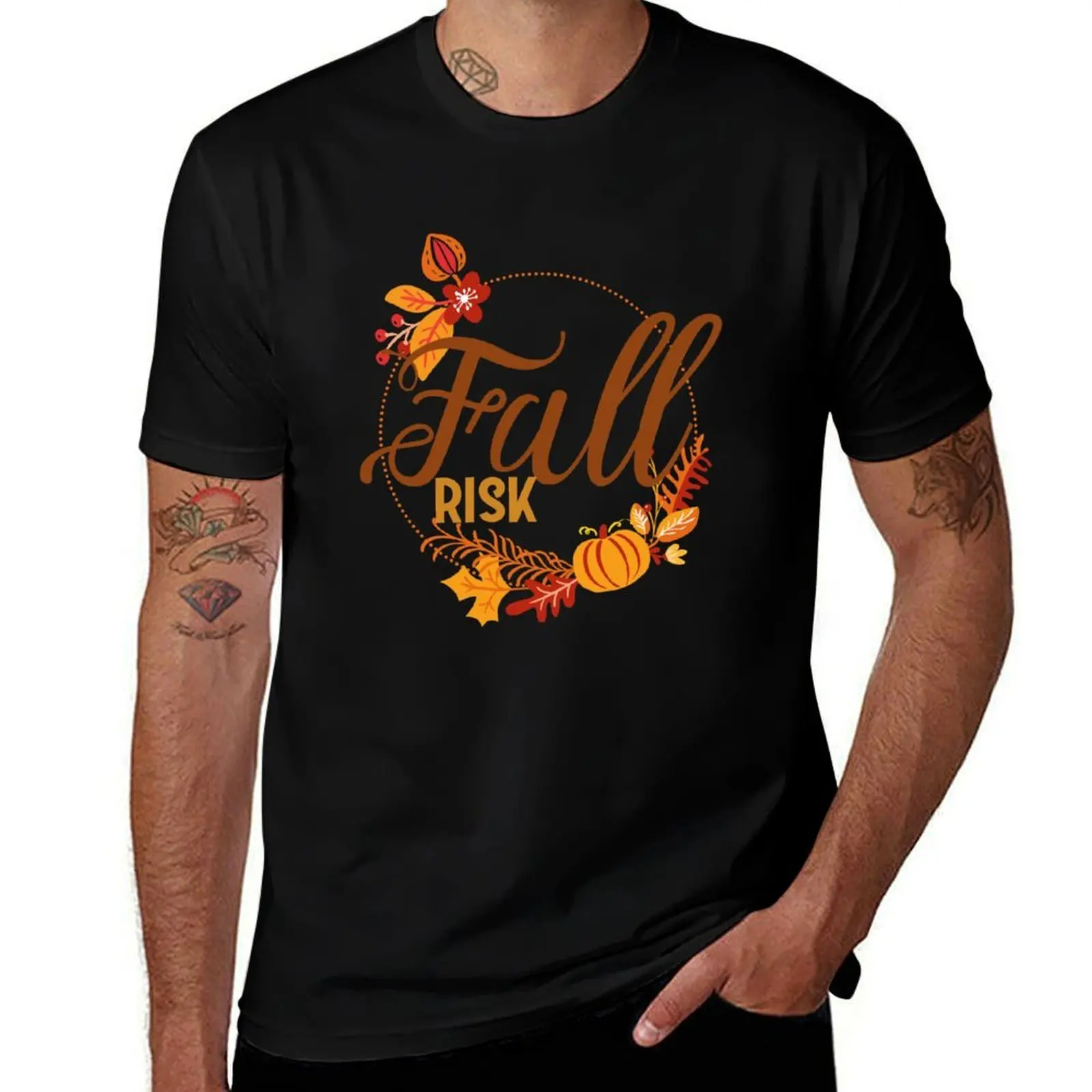 Fall Risk - Spoonie - Chronic illness disability awareness T-Shirt man t shirt luxury T-Shirt