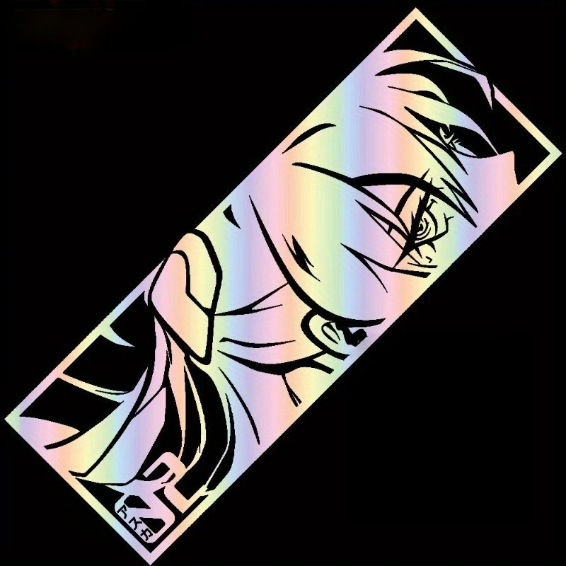 Anime Girl Vinyl Car Sticker PVC Cut Waterproof Decal For Car Window Laptop Durable Art Decor Auto Accessories For Car Lovers