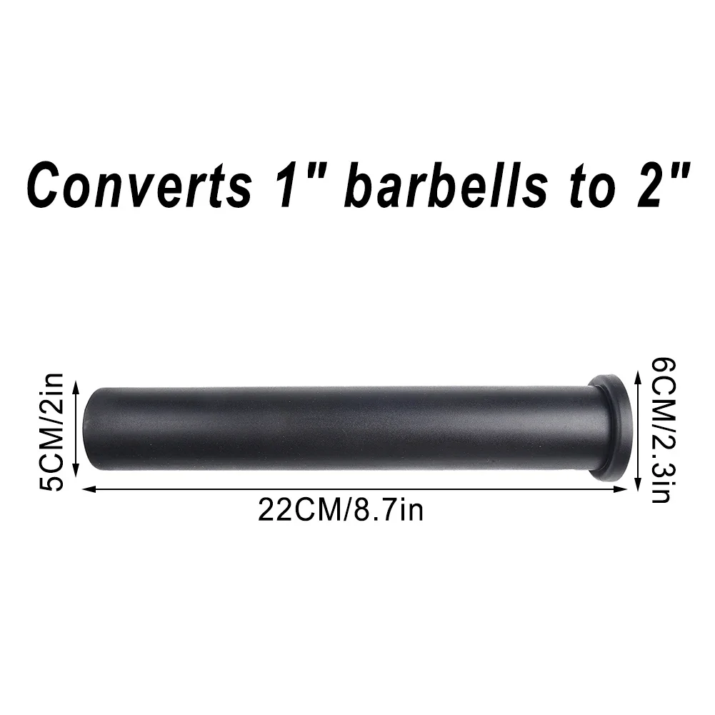 2Pcs/Pair Barbell Adapter Sleeve Barbell Weight Plat Adapter Sleeve Convert 1 In To 2 In Weight Plate Post Fastener Accessories