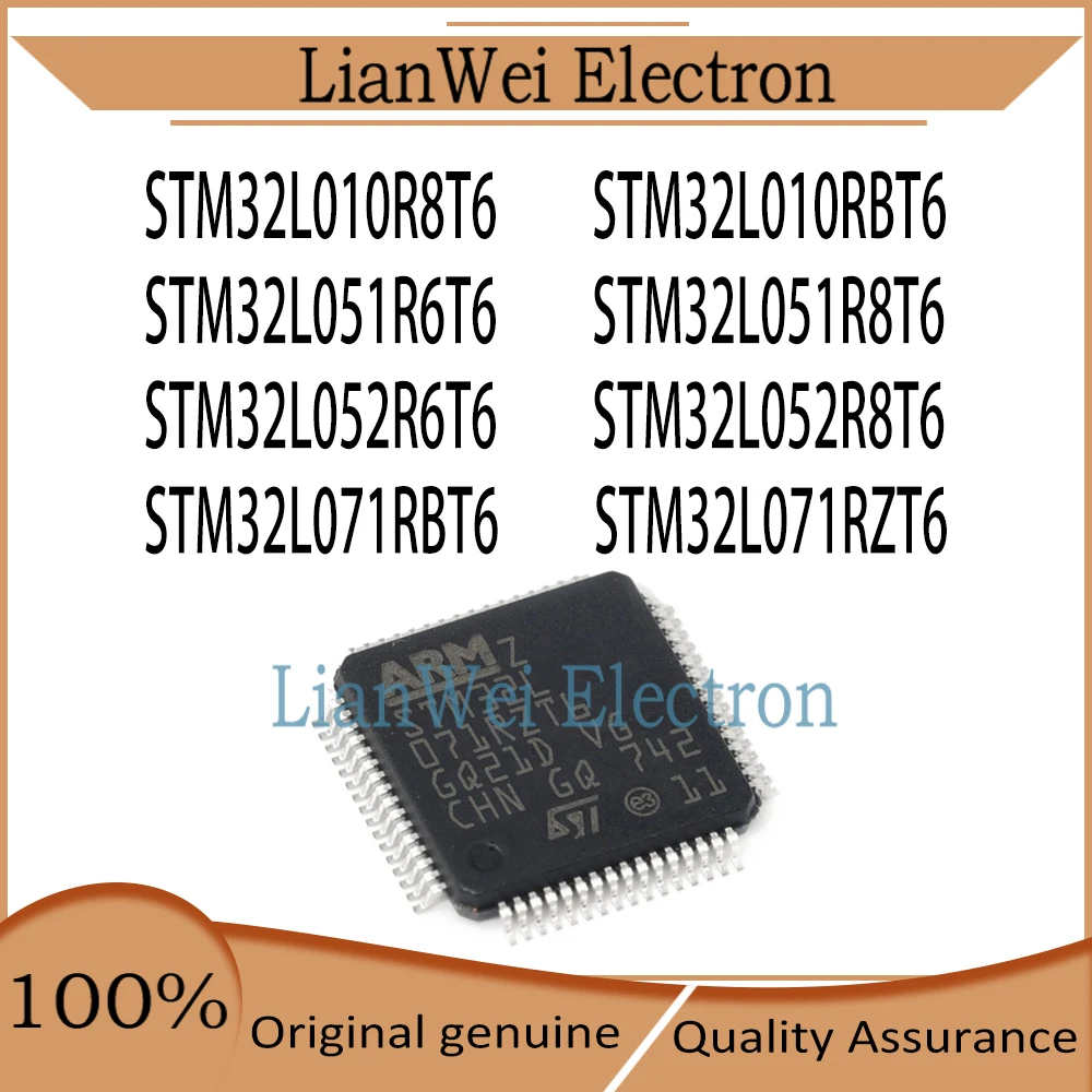 STM32L010R8T6 STM32L010RBT6 STM32L051R6T6 STM32L051R8T6 STM32L052R6T6 STM32L052R8T6 STM32L071RBT6 STM32L071RZT6