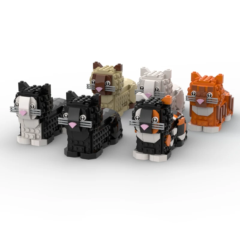 

MOC building block toy cat models, pet models, creative assembly toy sets, holiday gifts suitable for all enthusiasts