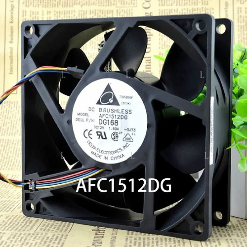

L New for DELTA Server Driver Cooling Fan 150*150*50MM AFC1512DG DC 12V 2.16A 4-Pin