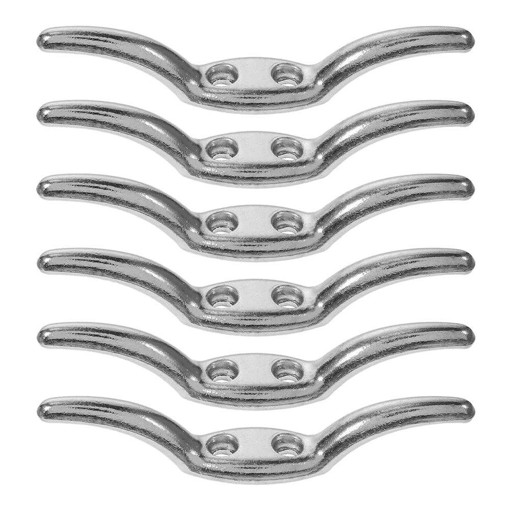 

6pcs Blind Hooks Cord Winder Safety Cleats Rope Management Metal Vertical Blinds Window Accessories Stainless Steel