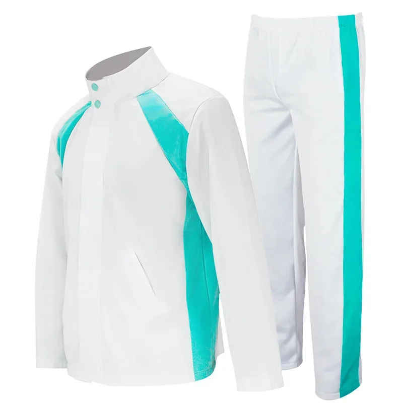อะนิเมะ Haikyuu ชุดคอสเพลย์ Nekoma วอลเลย์บอล Jersey Jacket Haikyuu!!! Karasuno Aoba Johsai MSBY Iwajima School Uniform