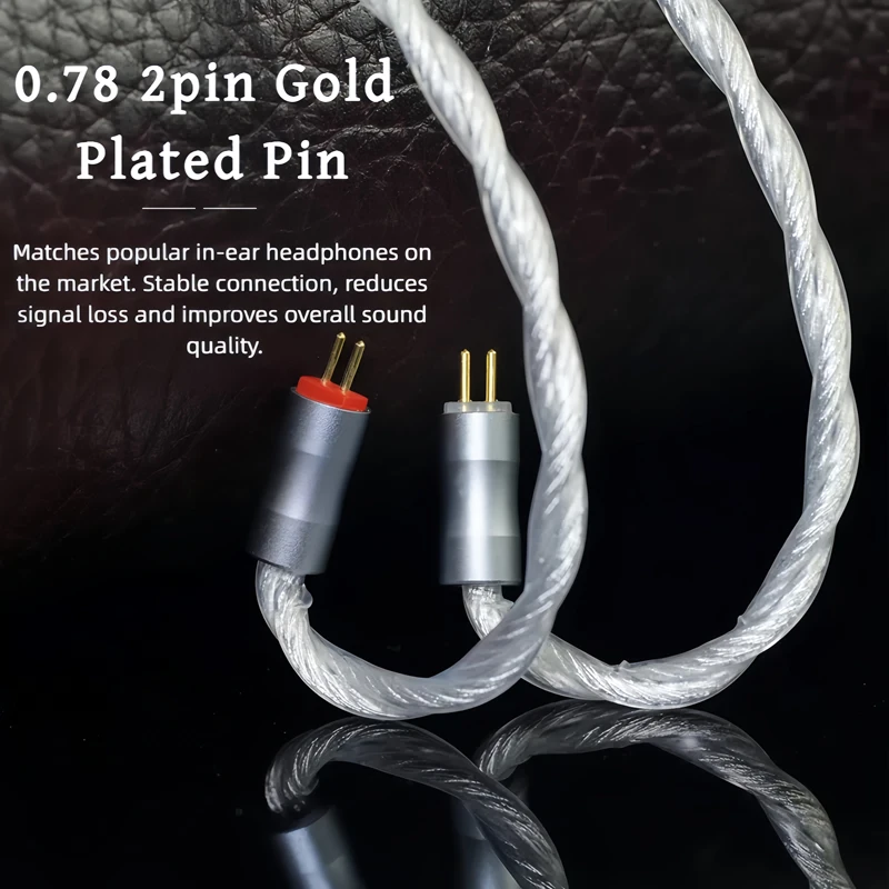 Nici HiFi-17 In-Ear Headphone Upgrade Cable 0.78 2pin/mmcx/ie900/HD800 to 4.4mm/4pin XLR for Delci Explorer DaVinci Himalaya image 3