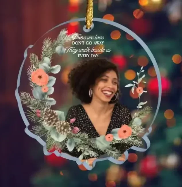 Perchas de adornos acrílicos