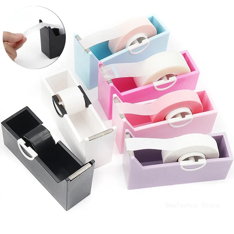 Plastic Adhesive Roller Tape Holder Tape Dispenser Tapes Cutter School Stationery Office Supplies Accessories Packing Tools