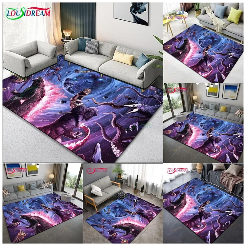 

3D Drawing,,G-Godzillas Anime,,Area Rugs Large,,Carpet for Living Room Bedroom,,Kitchen,Doormat Decor,Kidroom,Non-slip Floor Mat