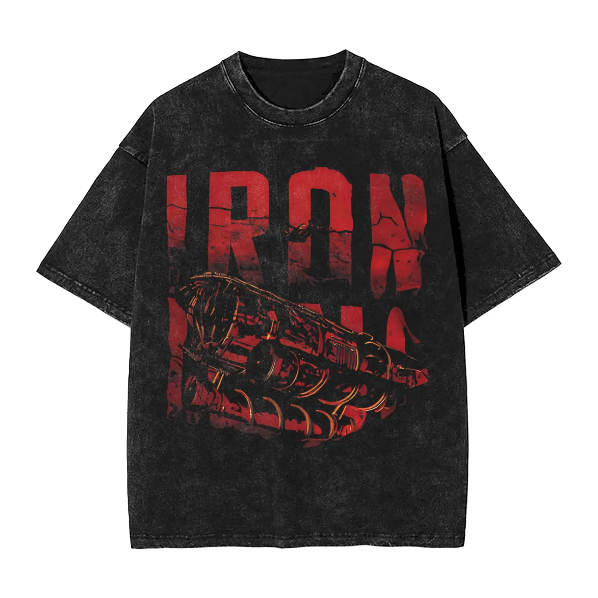 Iron Lung Markiplier Movie 2026  Merch Washed T Shirt Men Women Streetwear Hip Hop T-Shirt Graphic Printed  Tees Tops