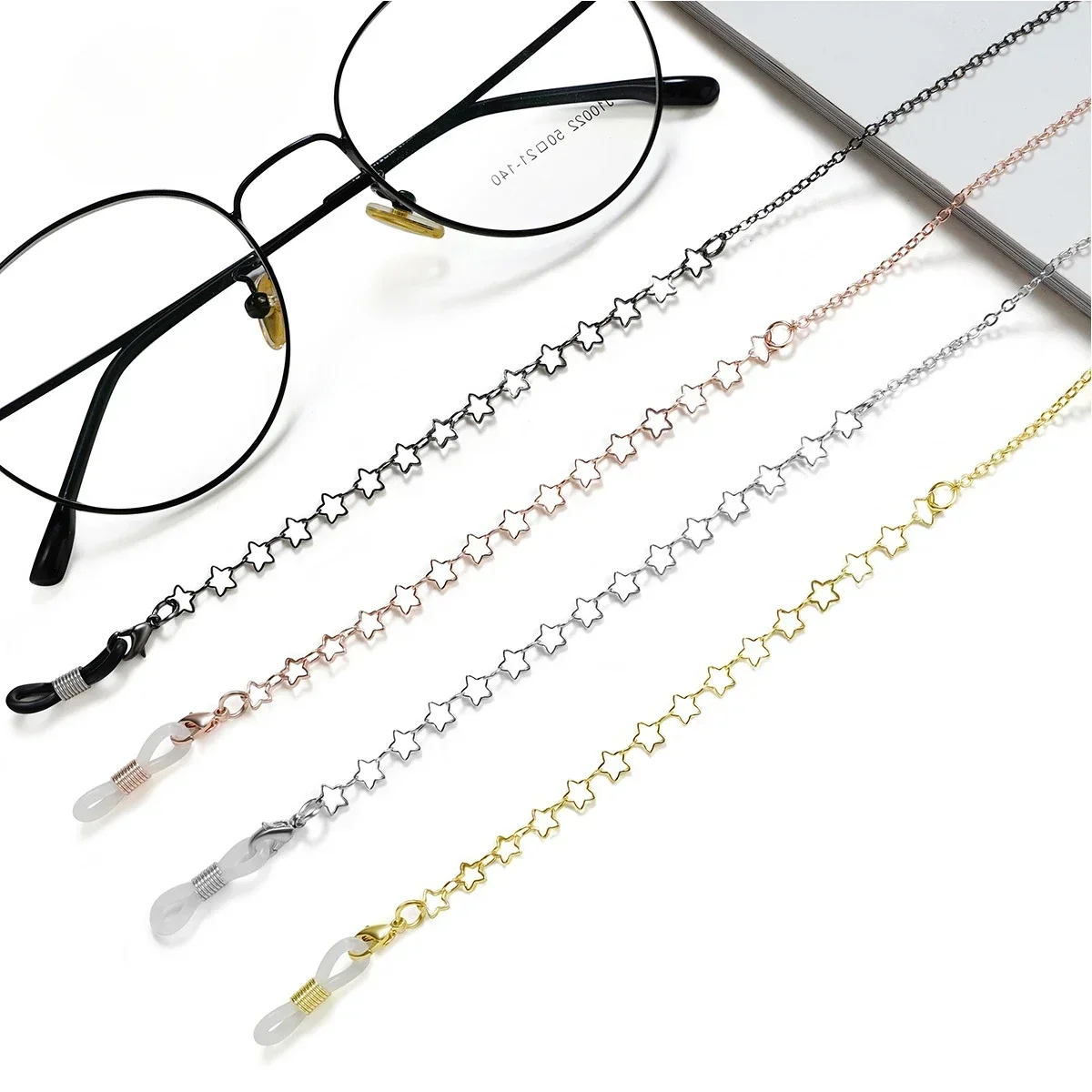 Eyeglass Chain Hollow Star Sunglasses Women Reading Glasses Lanyard Eyewear Holder Neck Strap Rope Anti-drop Eyewear Rope