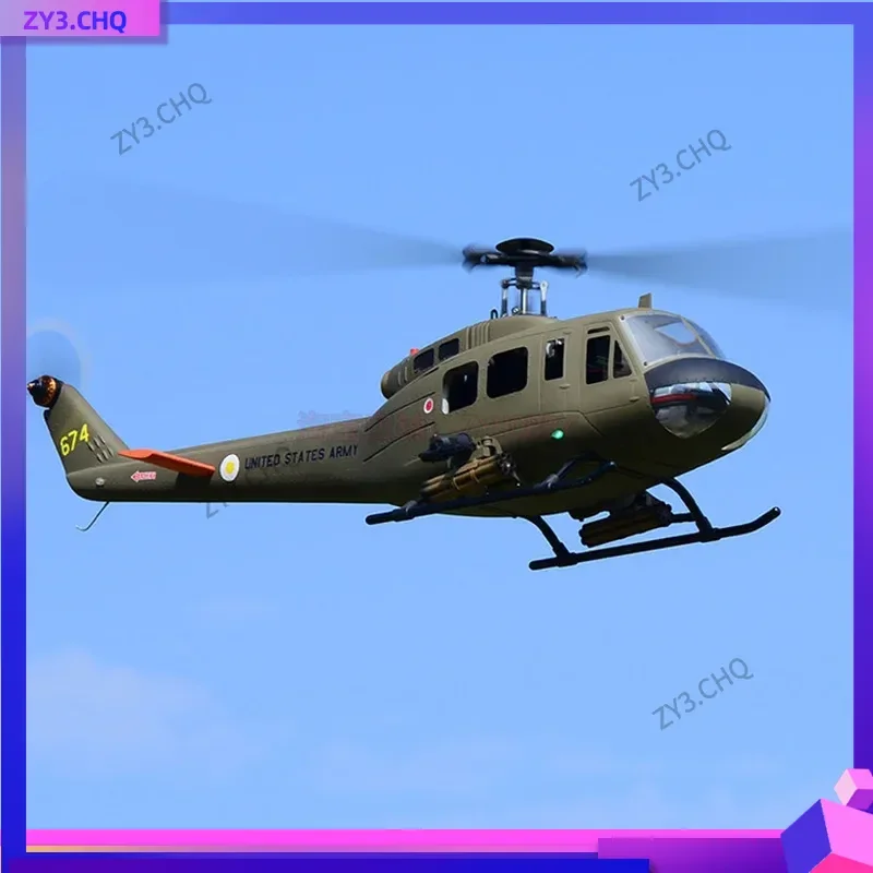 روبان يويبانغ 470UH-1D هيوي اليد يطير محاكاة نموذج هليكوبتر نموذج التحكم عن بعد مع التحكم في الطيران لتحديد المواقع تحوم العودة