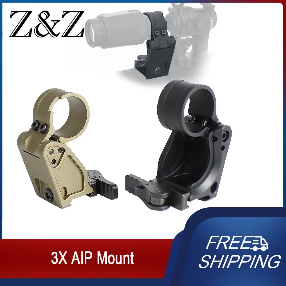 Tactical Fast Mount Flip-To-Center FTC Mount With QD Lever For 3X-C 3XMAG-1 3x Magnifier 2.26 Inch Optical Height Sight Mount