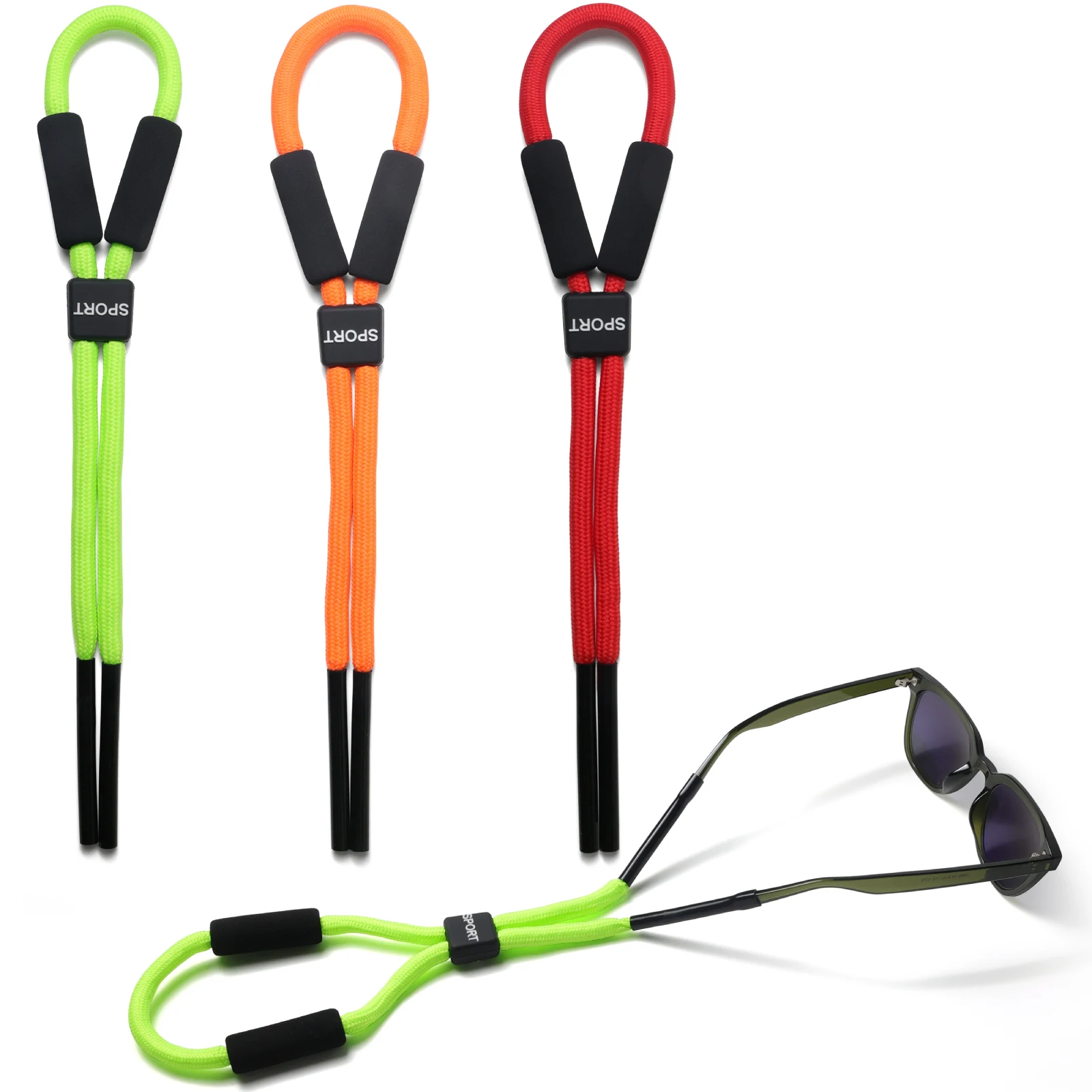 Brillen Schwimmschnur Sonnenbrillengurt Tauchen Schwimmseil Driften Sportkette von Dhoptical – Detail 1