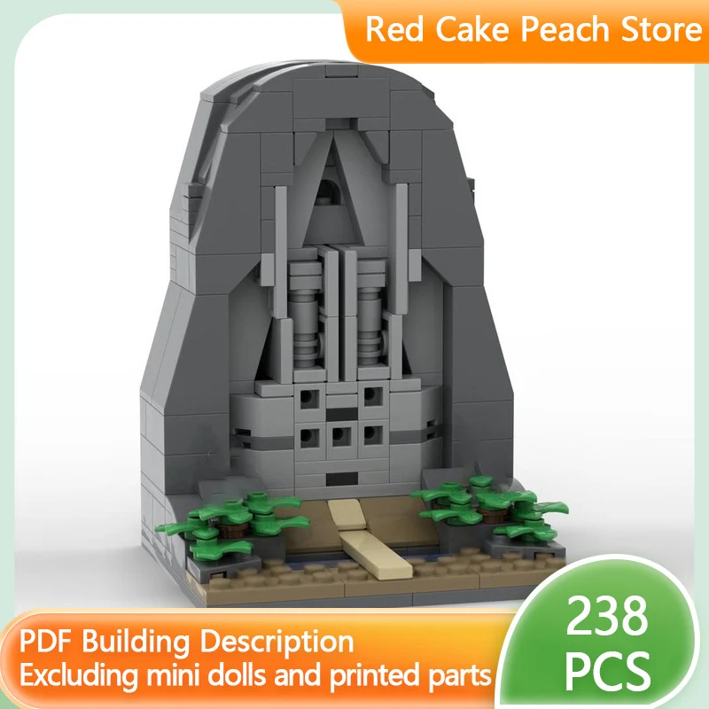 

Конструктор Ring Movie Model MOC: Горный комплекс, модульный, технологичный, для детей, подарок на праздник, игрушка для сборки