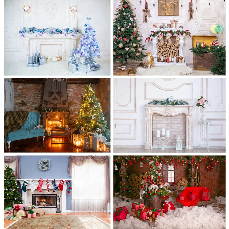 

Christmas Theme Photography Background Snowman Christmas tree Children Portrait Backdrops For Photo Studio Props 211114 BLBL-06