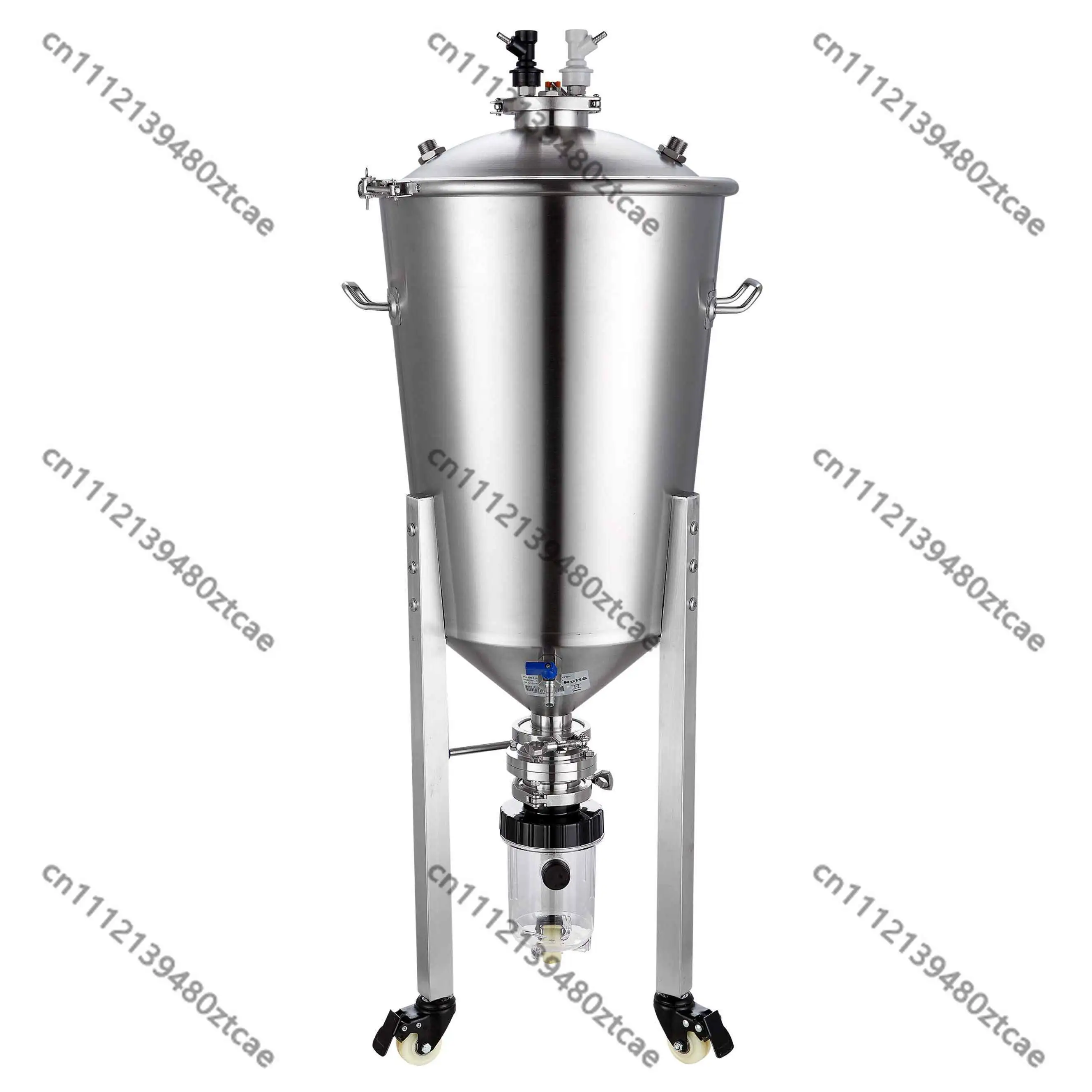 35L/65L Stainless Steel Pressurized Conical Fermenter Home Brewing Fermentation Tank