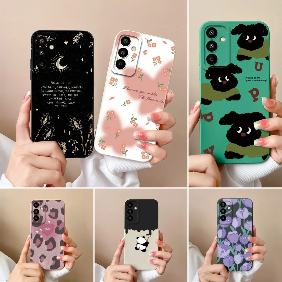 Мягкий чехол для Samsung Galaxy M15 F15 M55 C55 Fashion Starry Sky Design, жидкие силиконовые защитные чехлы для линз для Samsung Coques