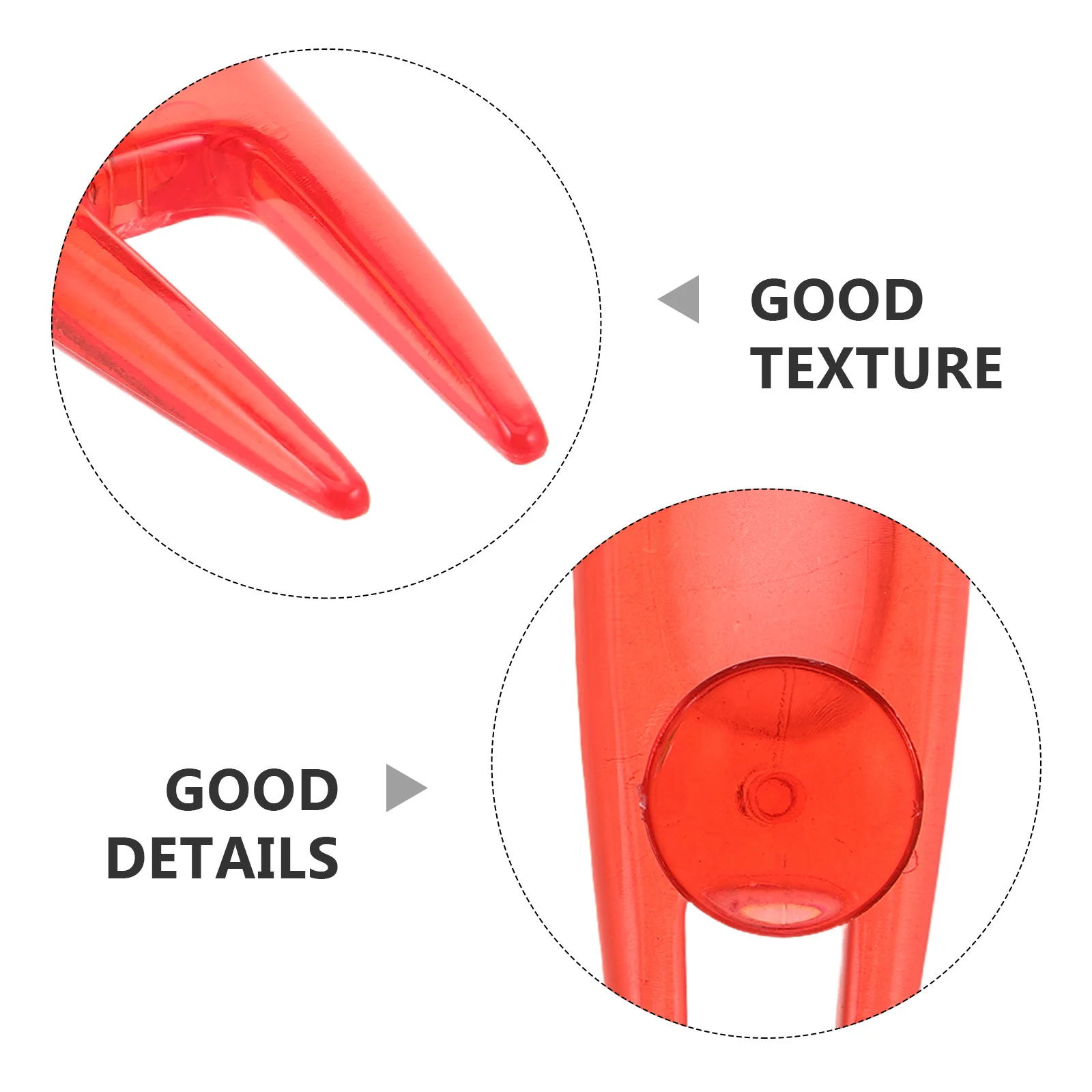 8 個のプラスチックゴルフフォークディボット修復ツールポータブル芝生修正ゴルフグリーンマーカーピッチマークメンテナンスアクセサリー