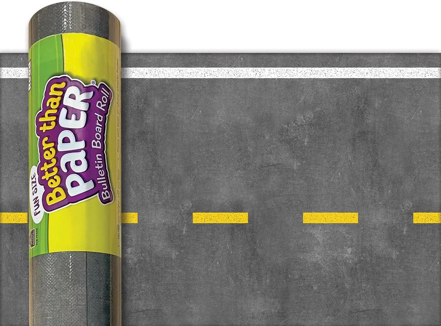 

Рулонная доска для объявлений Fun Size Road Bulletin Board, 18 дюймов x 12 футов, прочная, многоразовая, для декора класса