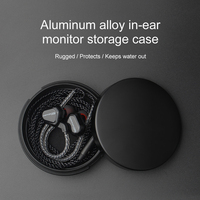 TRN Metal Aluminum Alloy In-ear Earphone Accessories Earphone Hard Waterproof Anti-Drop Portable Storage Case Bag Box Earphone
