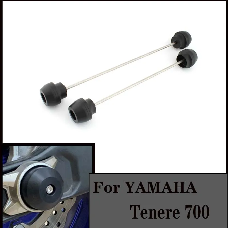 Protector de choque para motocicleta Yamaha Tenere 700 TENERE 700 Tenere700 2020 2021, horquilla de rueda delantera y trasera, deslizadores de eje, tapa