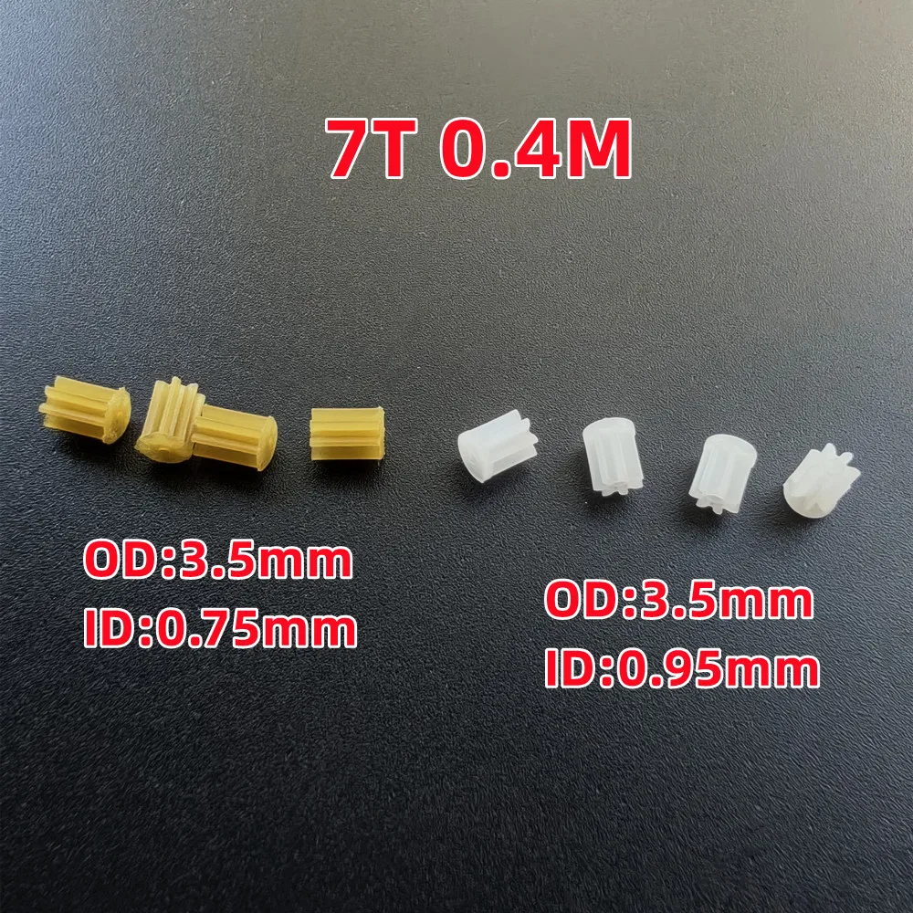 4pcs/bag Plastic Motor Gears 6T 7T 8T 9T 10T 11T 12T 13T 0.3M 0.4M R/C Helicopter Quadcopter Drone Gears Model Toys Spare Parts