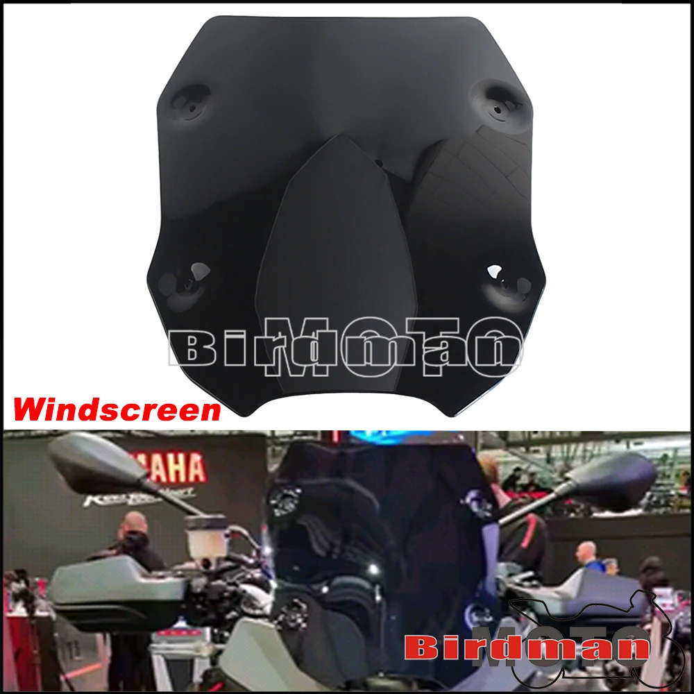 Durability Aerodynamic Motorbike Accessories Windshield Wind Deflector Sport Windscreen For Yamaha Tracer 9 GT Tracer 9 GT+ 2025