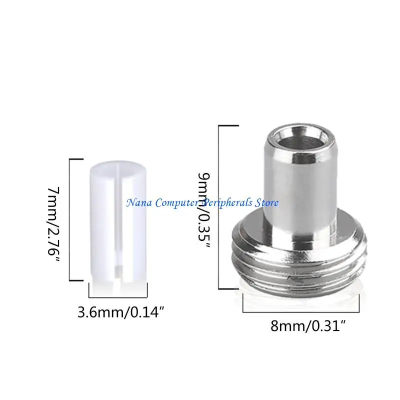 Piezas repuesto para localizador visual fallos fibra óptica F68C 4, tubo cerámica y cabezal metálico
