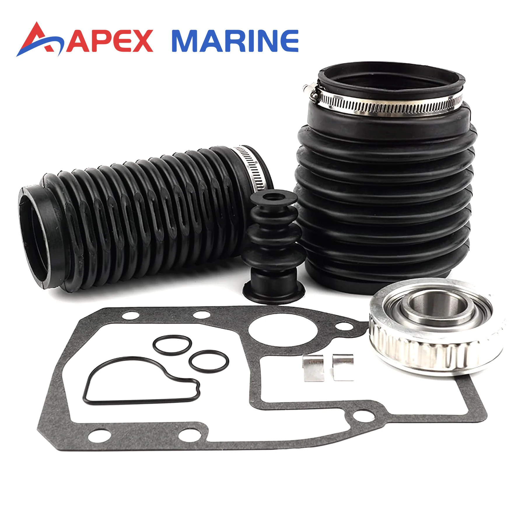 For Volvo Penta OMC Cobra SX-S SX-C SX-R SX-M DP-S Motor Bellows Kit W/ Gimbal Bearing Oil Seal 3841481 3850426 3852548 911826