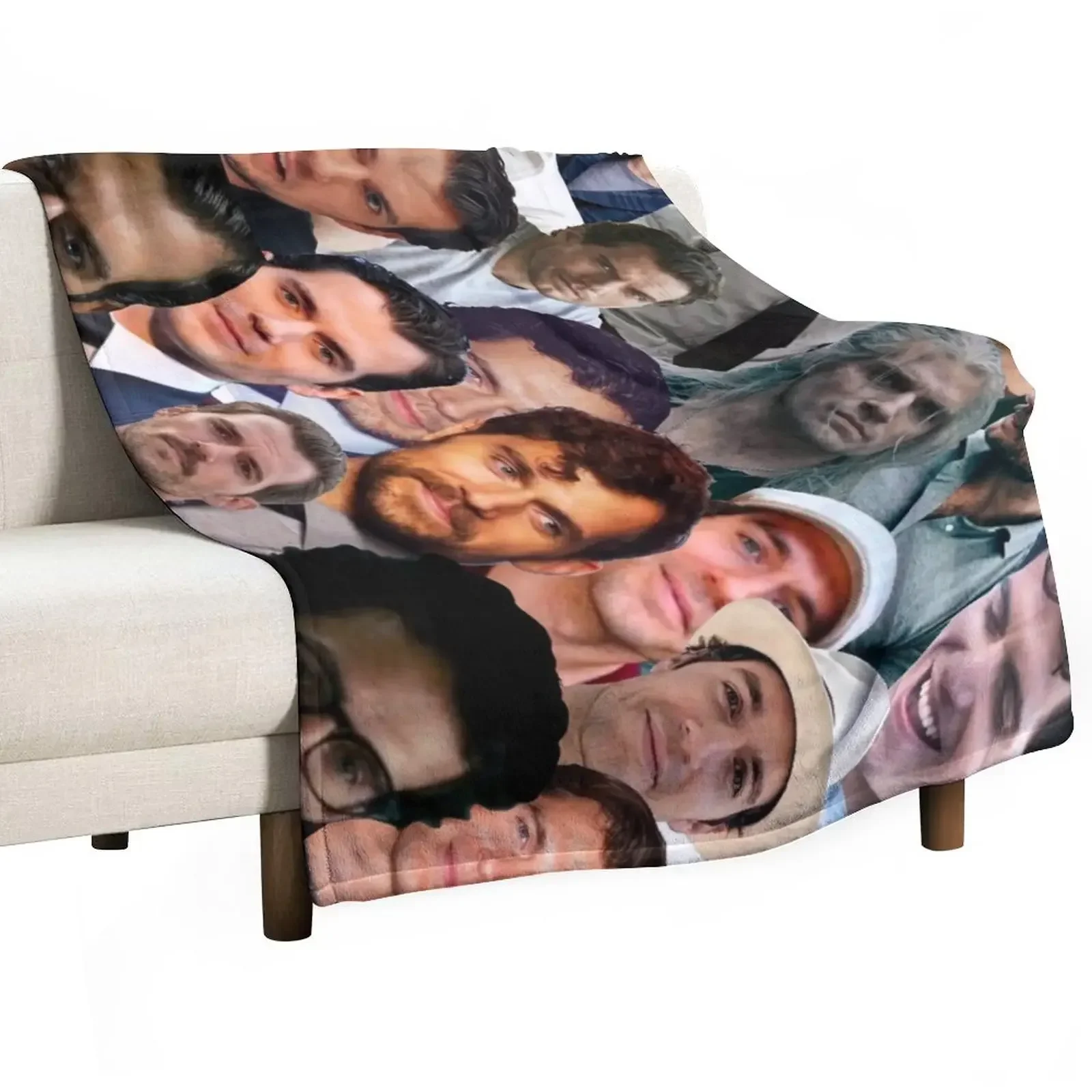 

Henry Cavill Photo Collage Throw Blanket blankets and throws Sofa Single bed plaid Blankets