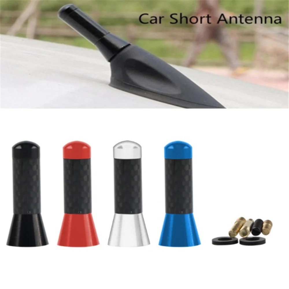 Car carbon fiber 3.5cm stubby antenna for Volkswagen VW Golf 5 6 7 Polo passat b5 b6 bora tiguan - view 3