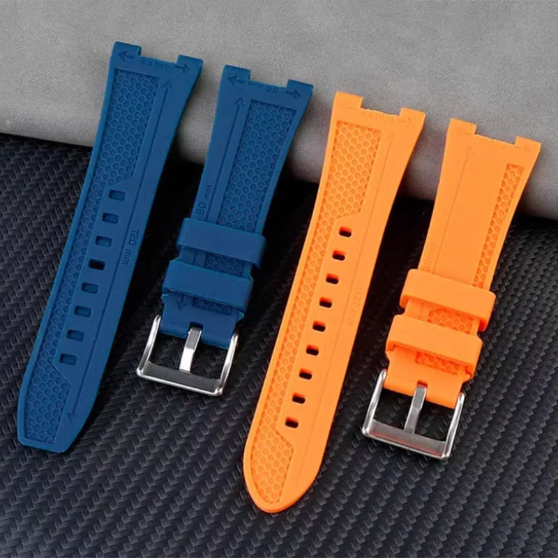 GST-B500D المطاط حزام ساعة اليد ل كاسيو G-SHOCK الصلب القلب GST-B500D/AD سلسلة ساعة سيليكون الشق سوار الرياضة حزام الساعات