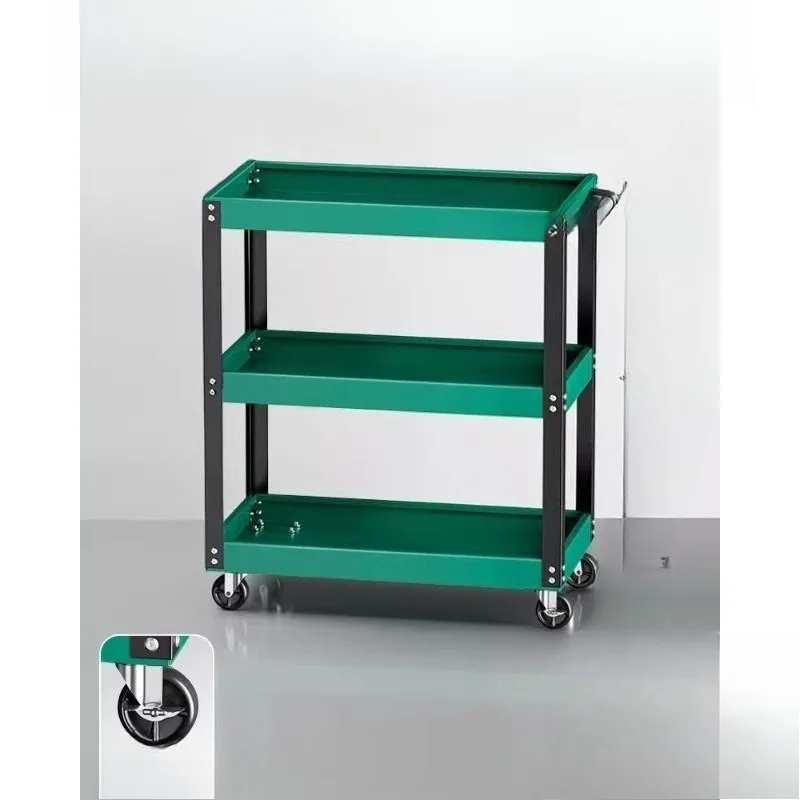 

Tool Cart Auto Repair Drawer Repair Small Cart Box Mobile Three-layer Cabinet Parts Car Shelf Layer