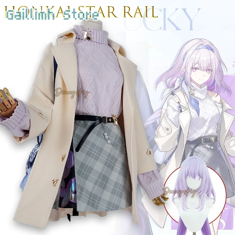 

AHonkai Star Rail Castoric Crossover Косплей π로윈 의상 Для женщин Ретро Минималистичный Стиль Легкая Мода Аниме Персонаж Наряд Ежедневно