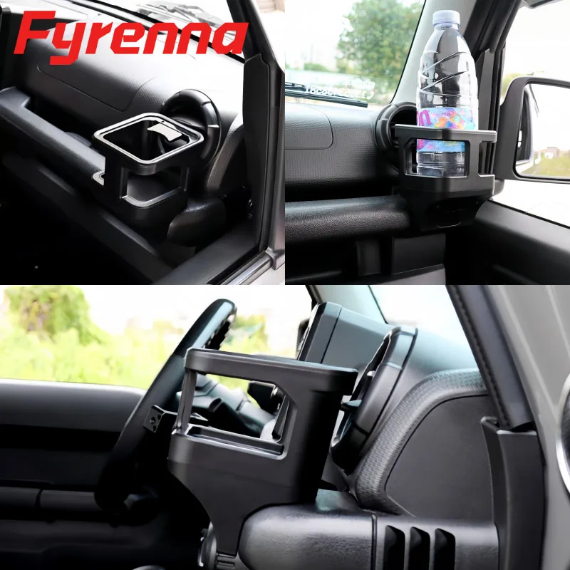 

Для нового Jimny 2019 года: элементы интерьера, приборная панель, подстаканник, подстаканник для пассажира, автомобильный подстаканник, держатель для воздуховода