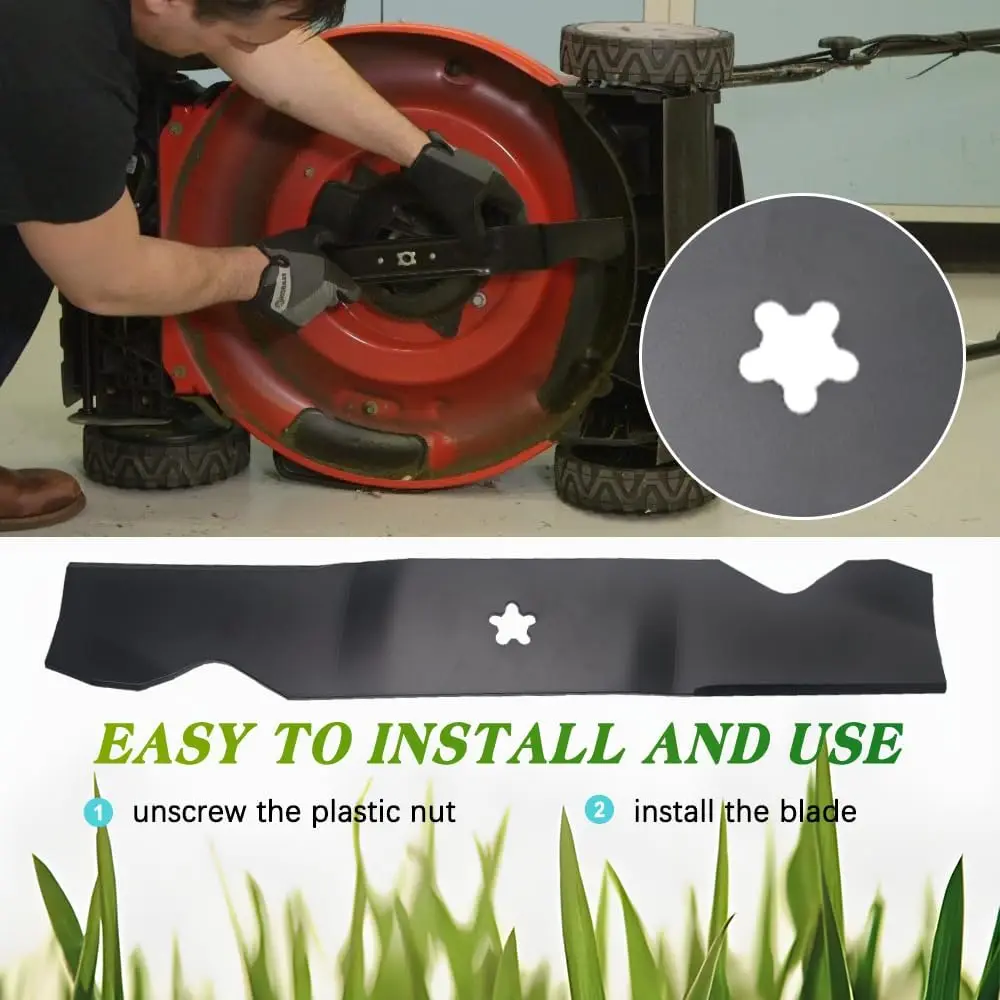 3 قطعة شفرات جزازة Z254 بوصة متوافقة مع Hus qvarna MZ54 RZ5424 LGT2654 187256 532187256 53218725 لجزازة العشب على سطح السفينة 54 بوصة