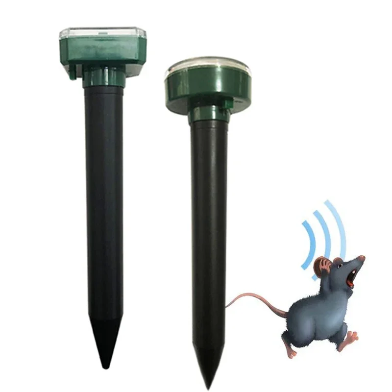 Outdoor Ultrasonic Sonic Mouse Mole Pest Rodent Repellent Solar Power Snake Mosquito Bird Ants Control Garden Yard Trap Device