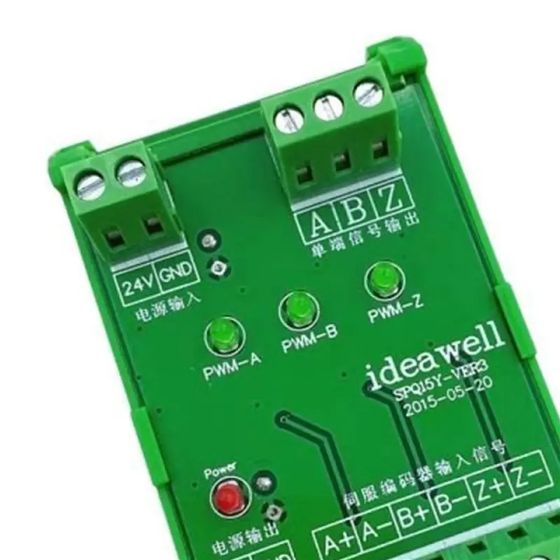 Collector Servo Encoder Encoder Signal Converter 5V To 24V Single-Ended NPN/PNP 0-3.2Mhz Opto-Isolated For PLC Servo B