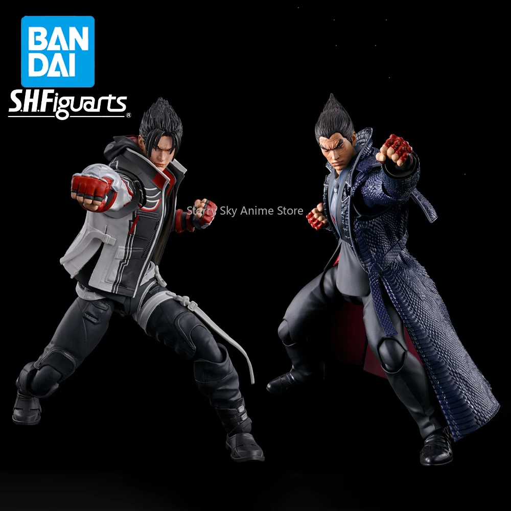 Original in Stock BANDAI SHFiguarts Anime Tekken 8 Kazuya Mishima Jin Kazama Action Figure Model Boxed Toy