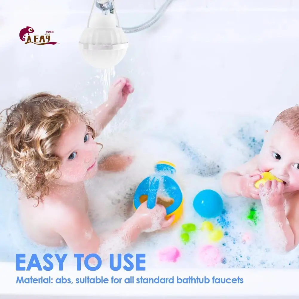 AEA9-Plastic Bathtub Water Filter Efficient Hanging Tub Faucet Filter Portable Wide Compatibility Shower Tub Filter Multi