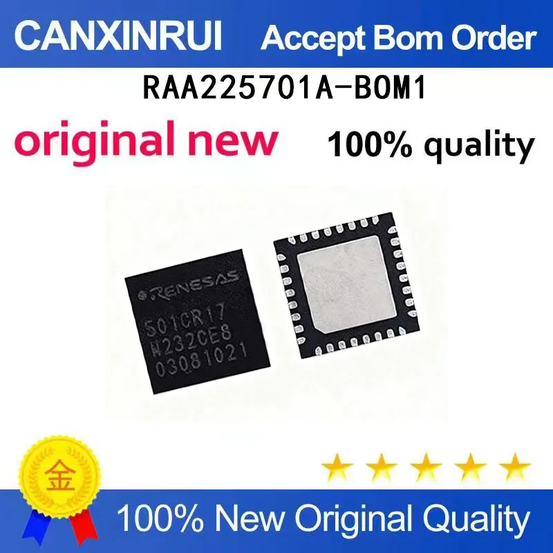 (5-100 Pieces) Brand new RAA225701A-BOM1 501CR17 5O1CR17 QFN32 pin spot chip IC