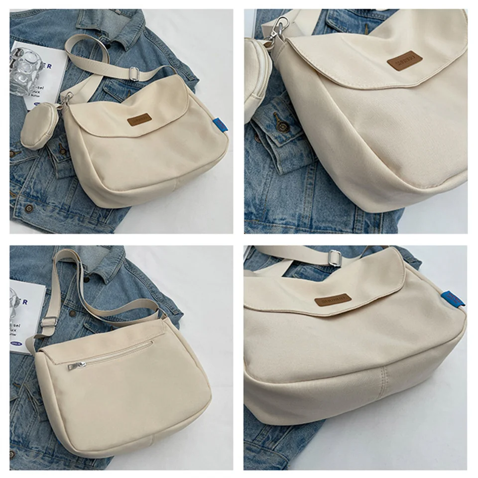 Women Canvas Bag Handbags Crossbody Bag For Woman Shoulder Bag Tote Female Handbags Lady Designer Messenger Bag