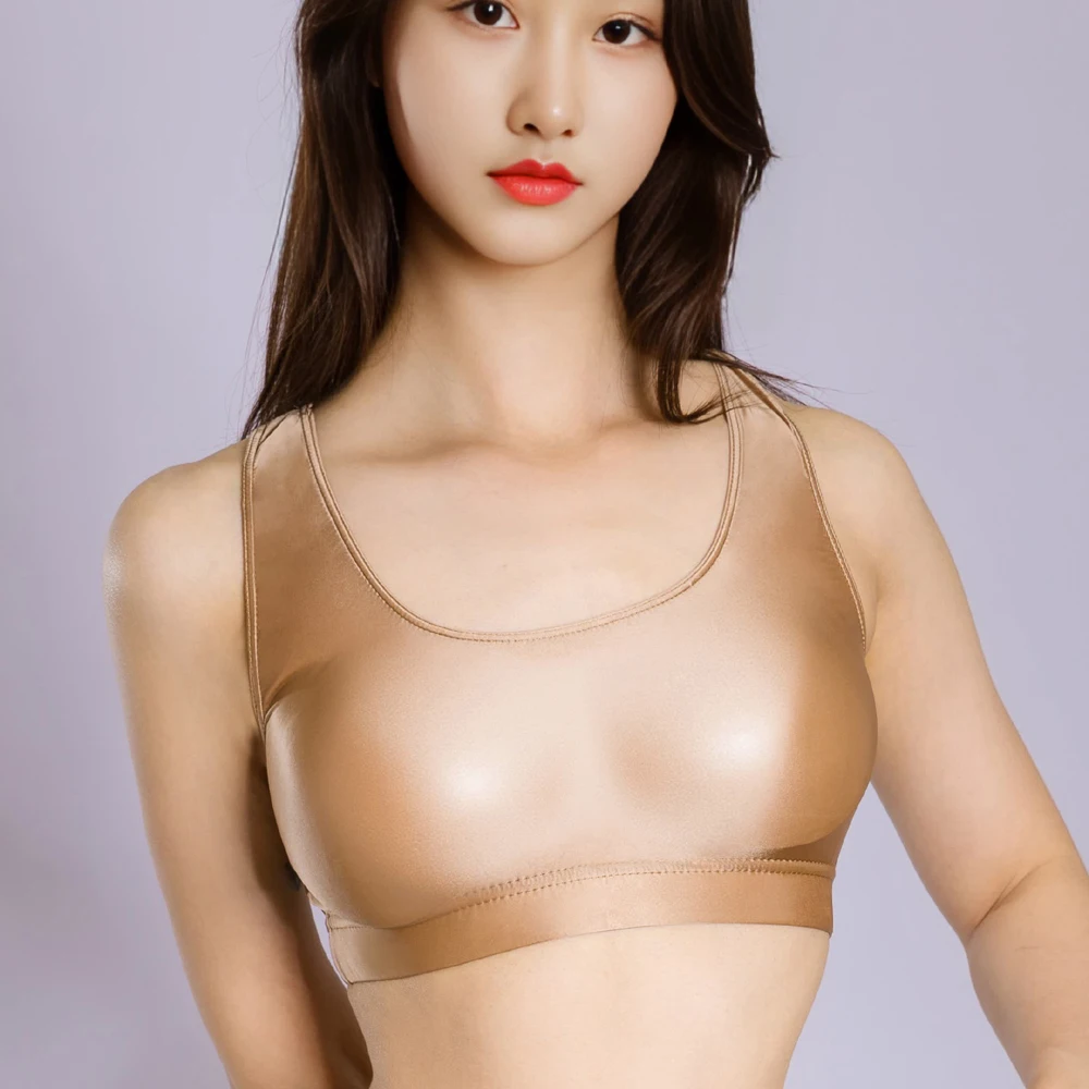 Neue Damen Sexy Transparente Bikini-Tanktops Fitness Gym Elastische Bustiers Crop Tops Ärmellose Shirts Westen Camis Croptop – Detail 8